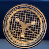 Metal pendant light from the 1950s