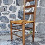6 straw chairs in the style of the Georges Robert