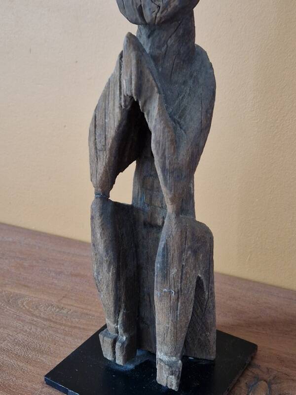 Western Nepal - Statue known as the guardian of the springs, representing an ancestor