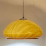 Brown mushroom pendant lamp