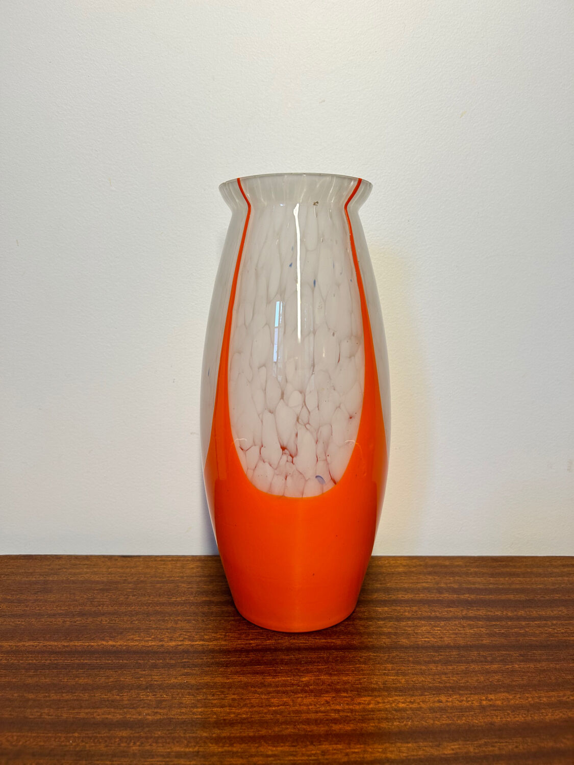 Art Deco glass vase from Clichy