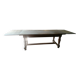 Oak farmhouse table with extensions