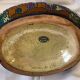 Ceramic basket Arts & Crafts Amphora Bohemia Czechoslovakia 1900