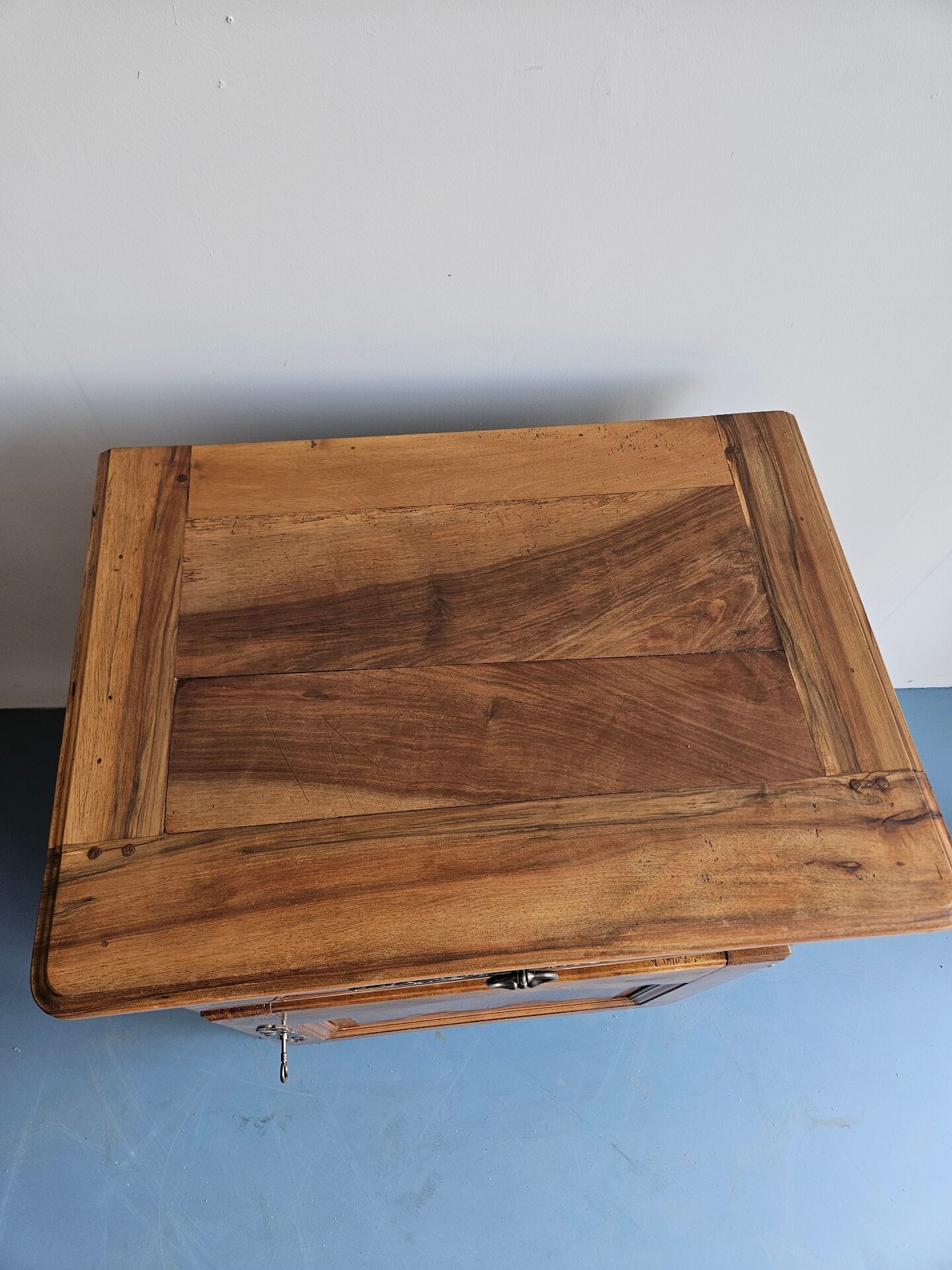 Antique jam cabinet made of hardwood