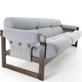 1970s Three Seater Beech Sofa by Hikor, Czechoslovakia