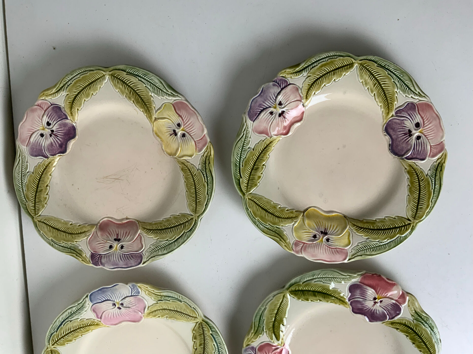 Slipware plates