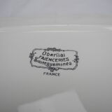 Ancien plat poisson sarreguemines obernai alsace