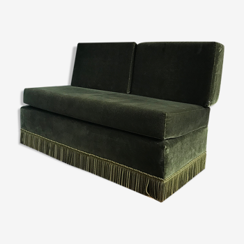 Banquette vintage verte