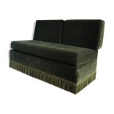 Green vintage bench