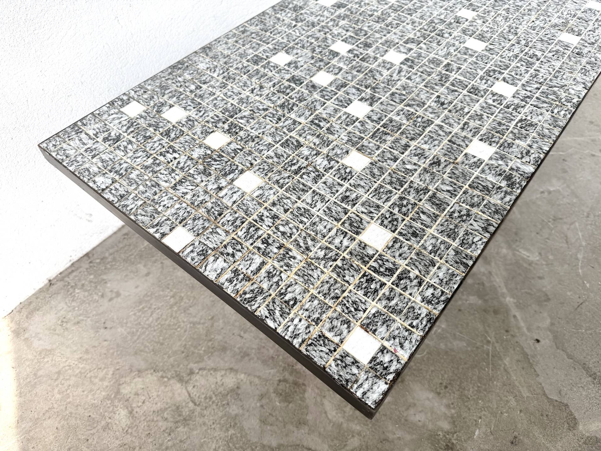 Modernist coffee table with ceramic mosaic, Lilienthal, 1960s.