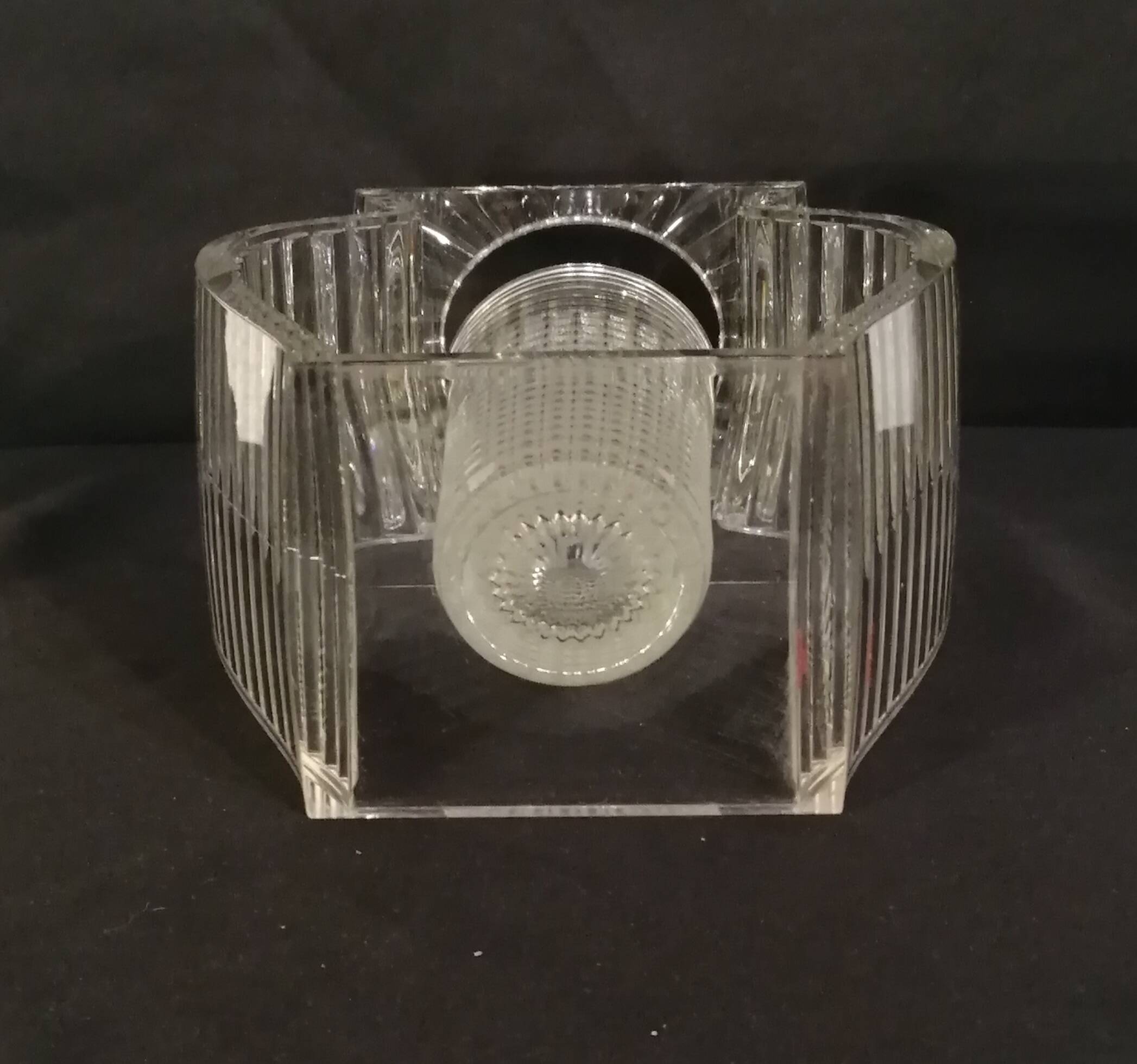 Shine vase from kartell in vintage plexiglass