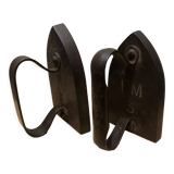 Antique irons bookends