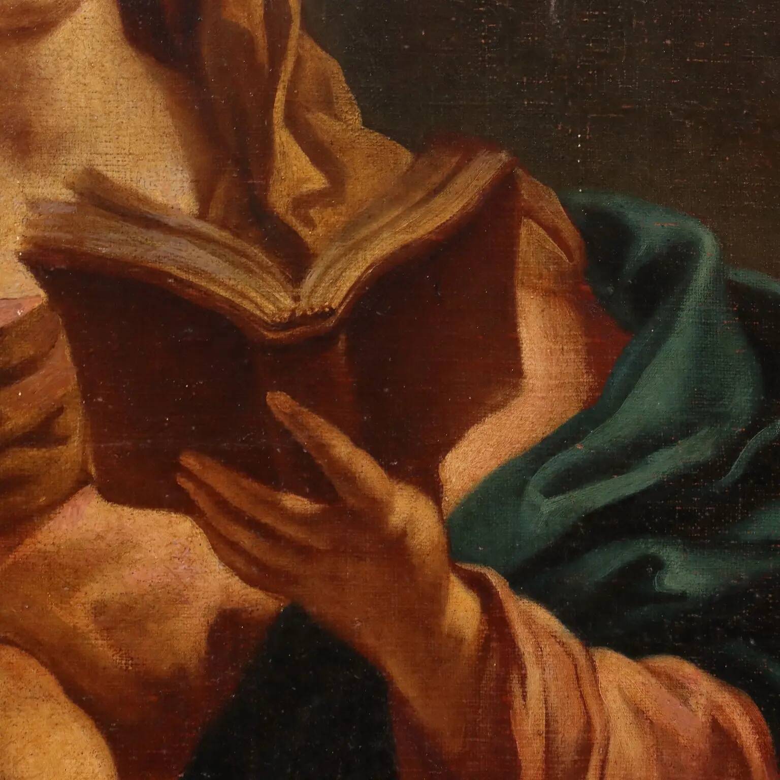 Peinture ancienne, copie d’après Francesco Trevisani, Vierge Marie