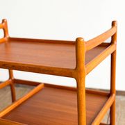 Service trolley and bar Johannes Andersen Silkeborg Denmark Teak
