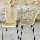 Pair of vintage garden chairs by Fantasia, circa 1950s