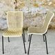 Pair of vintage garden chairs by Fantasia, circa 1950s