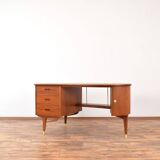 Mid-Century Organic Teak Desk from Sola Møbler, 1960s.