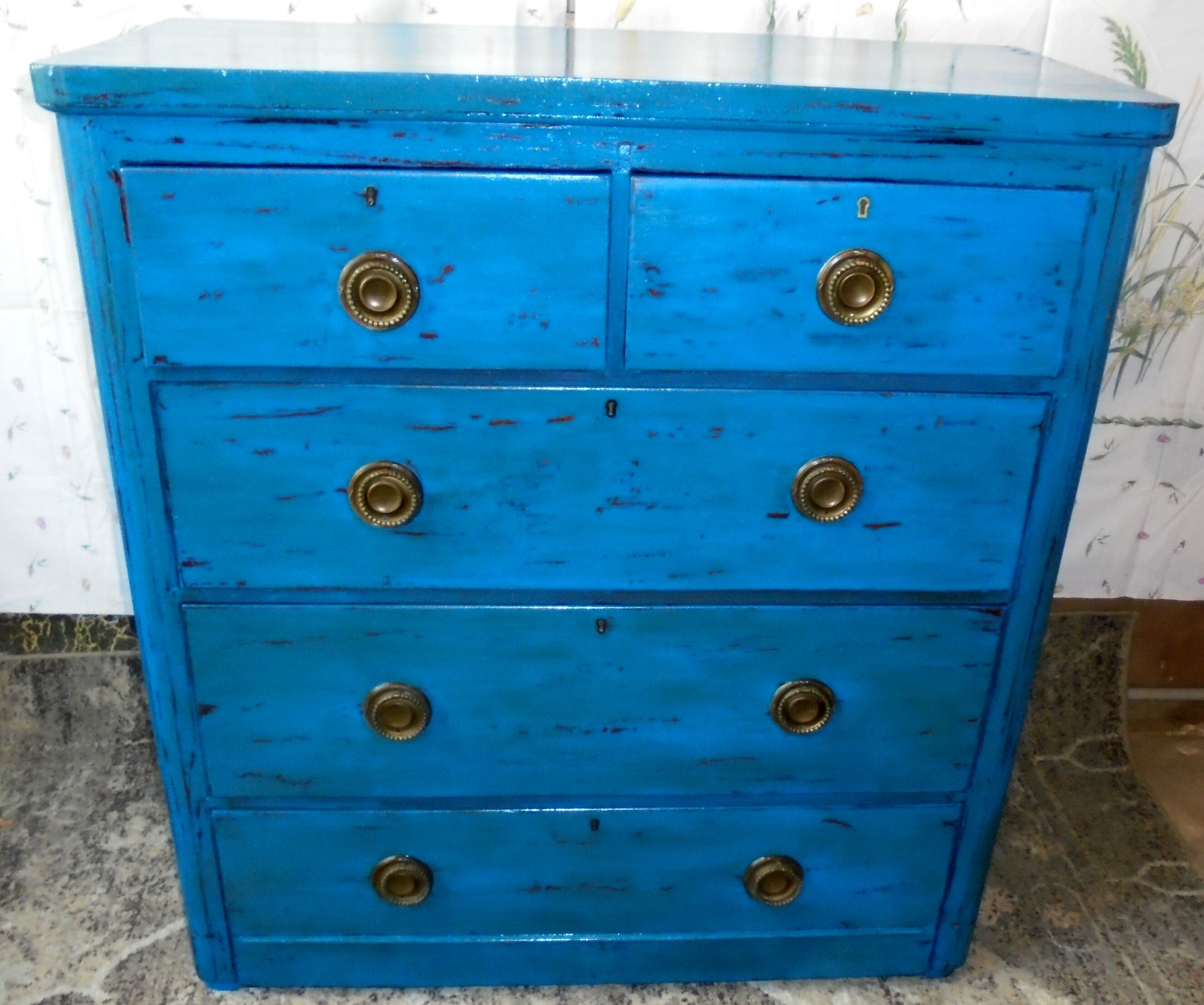 Commode anglaise relookée