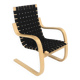 Fauteuil scandinave "Model 406", Alvar Aalto pour Artek, Finlande, 2000
