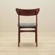Set of four teak chairs, Danish design, 1970s, production: Denmark
