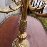 Pair of golden candlesticks