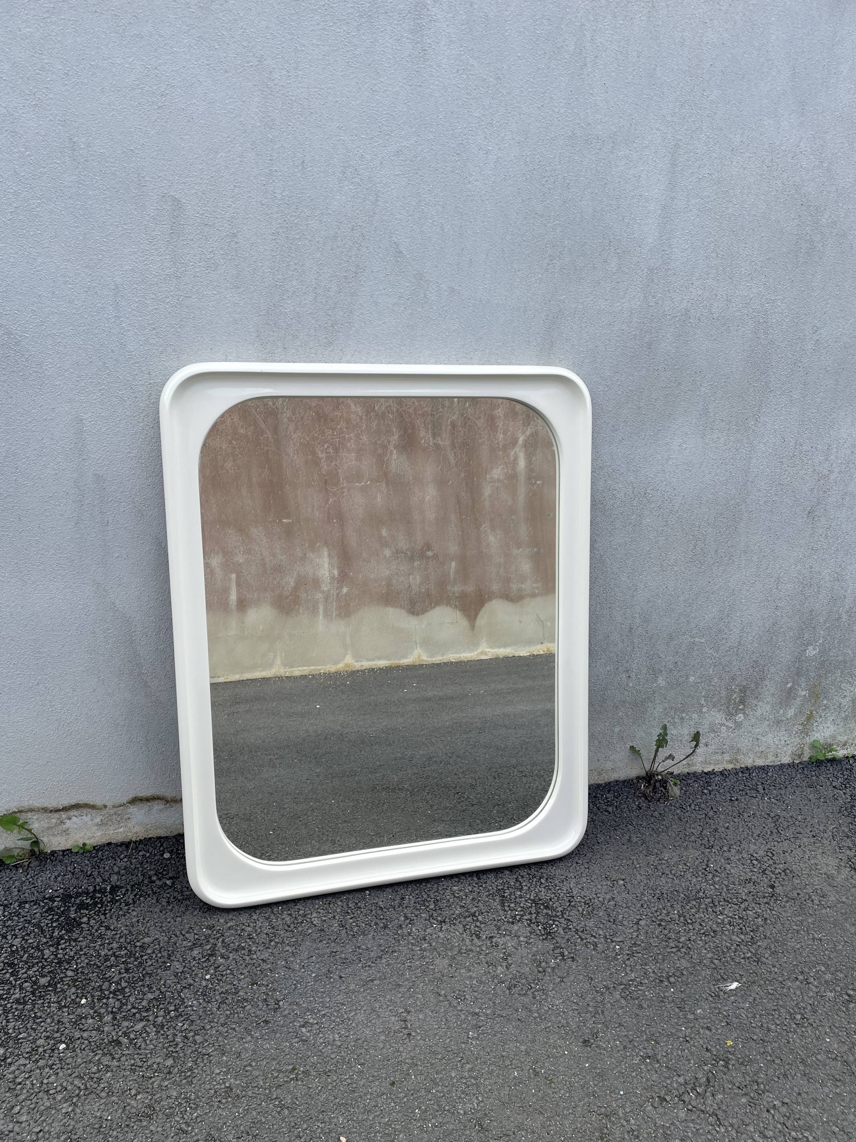 Miroir space age h94 x l76 cm