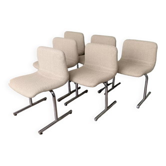 Lot de 6 chaises style Georges Frydman