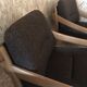 Pair of vintage brutalist armchairs circa 1980