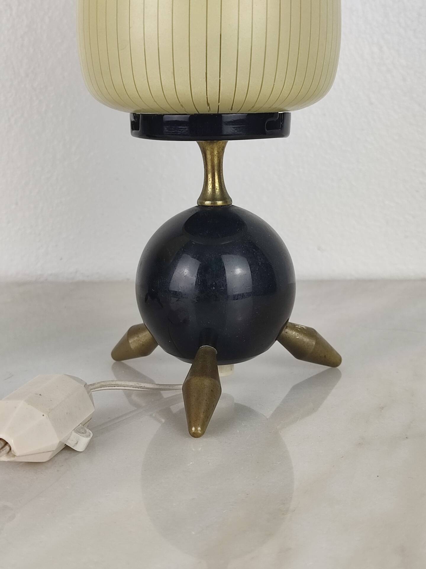 Paire de lampes de table vintage "Tripode" – Style Mid- Space age