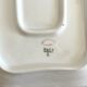 Rectangular sauce boat in Haviland Limoges porcelain with bird decoration