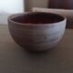 Chamotte terracotta bowl - Enamelled interior