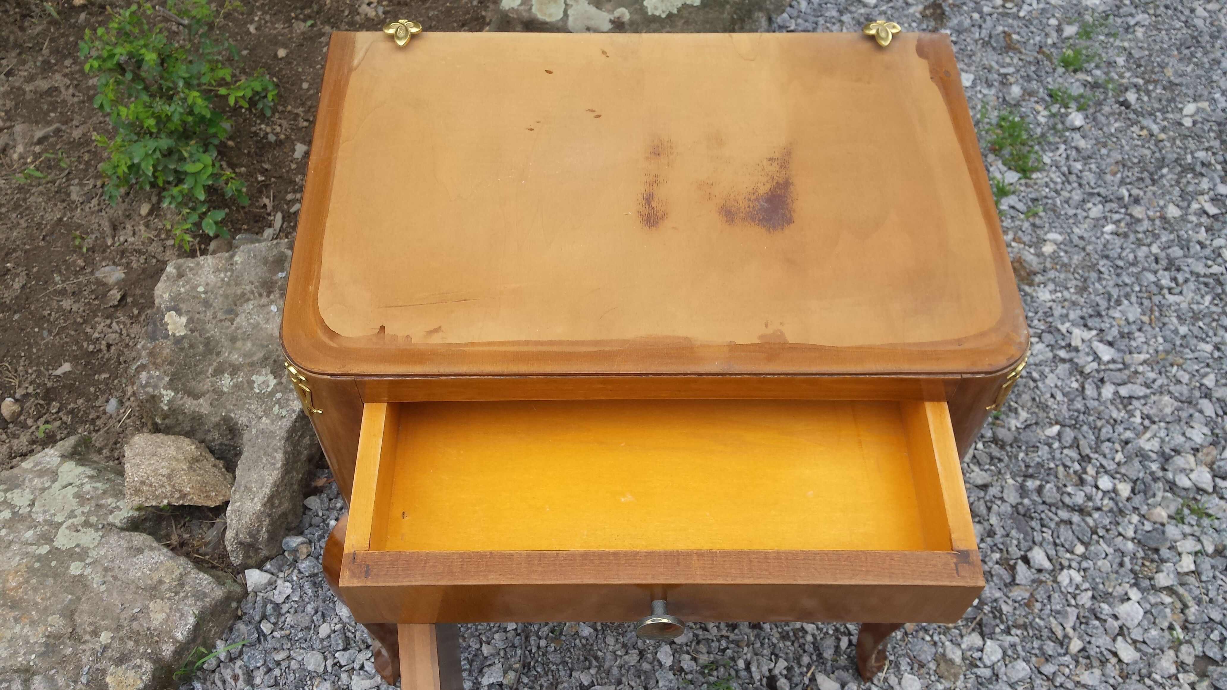 Vintage bedside table