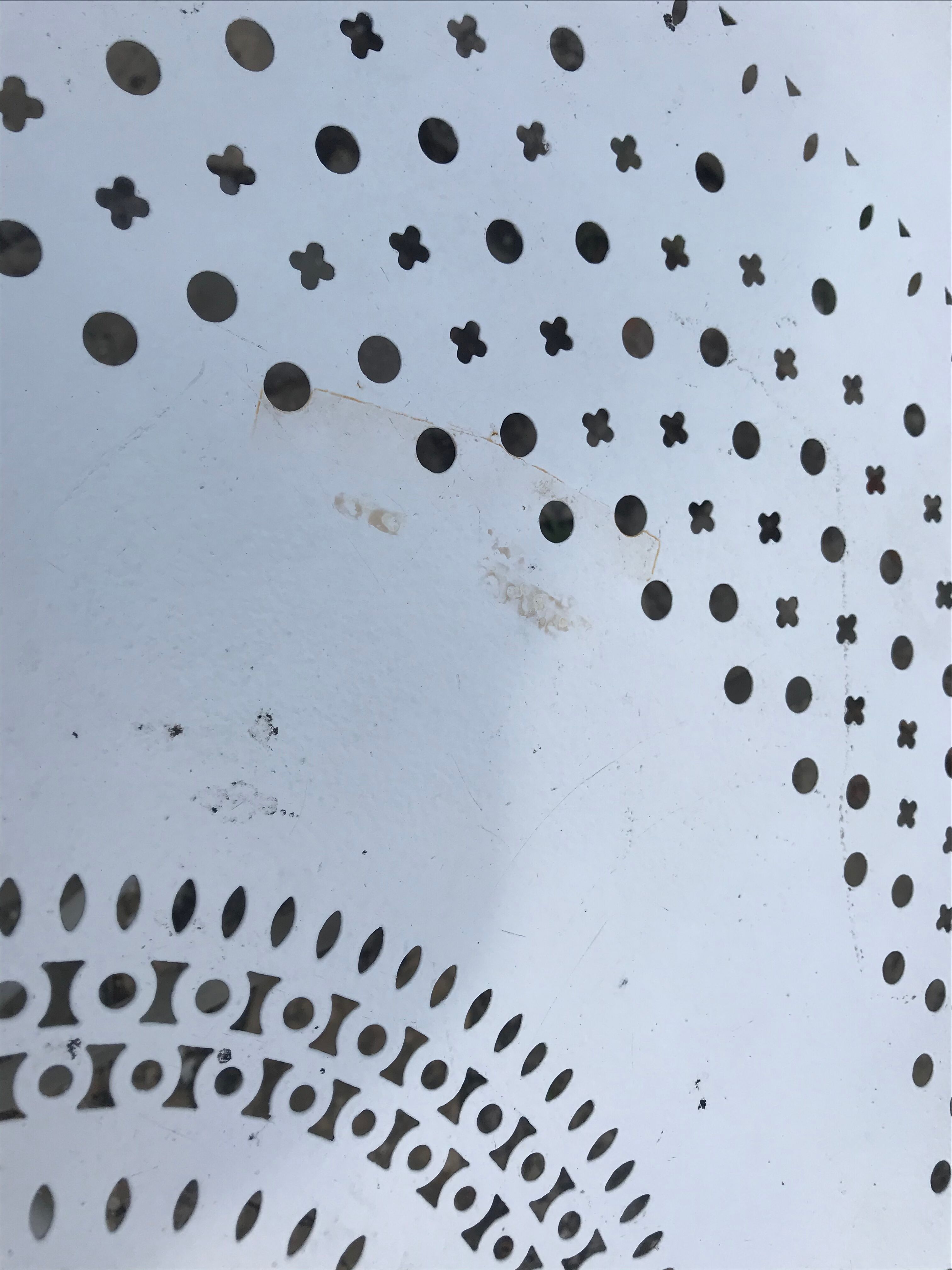 Wrought iron garden table 60s