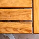 Pine coffee table with storage