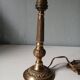 Pied de lampe en bronze massif ciselé – vintage années 50/60
