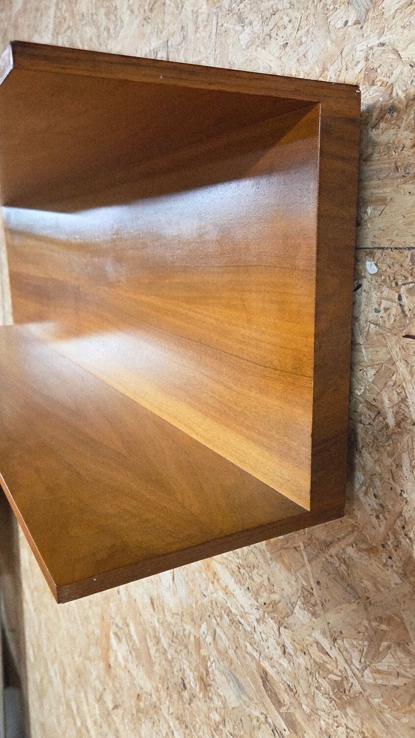 1970 teak shelf by Wilhelm Renz