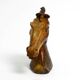 Decorative heavy lifelike 1960's horse head sculpture in brown soapstone