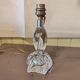 Vintage glass lamp base