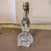 Pied de lampe vintage en verre