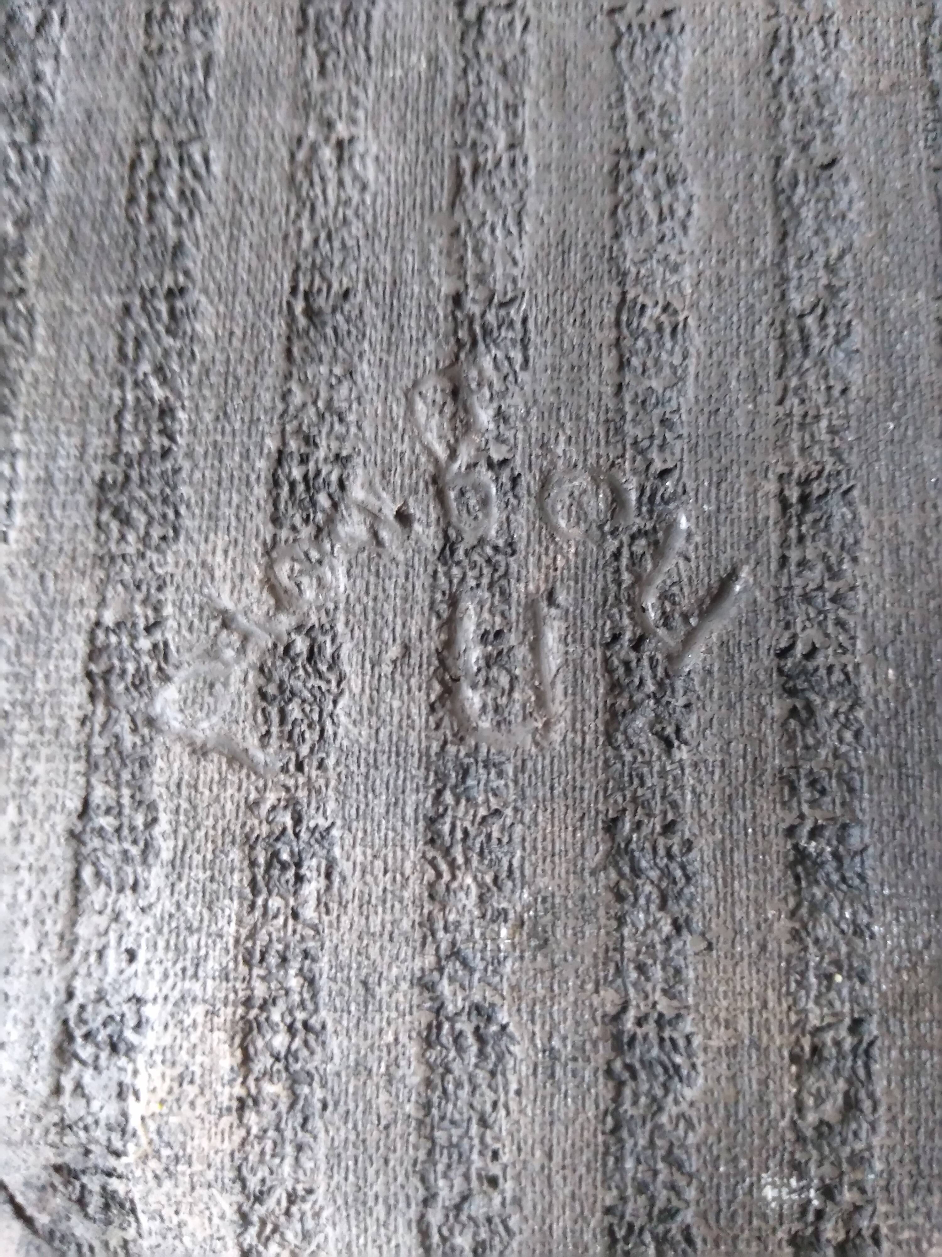 Vide poche Raku bleu indigo en céramique émaillée française