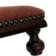 Pouf Art Déco repose-pieds design minimaliste des années 30