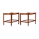 Pair serving trolleys model at-45 in teak by Hans J. Wegner 1960