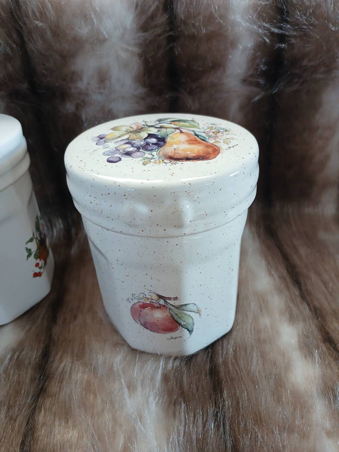 3 antique sweet jars