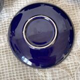 Midnight blue and gold coffee cups and saucers