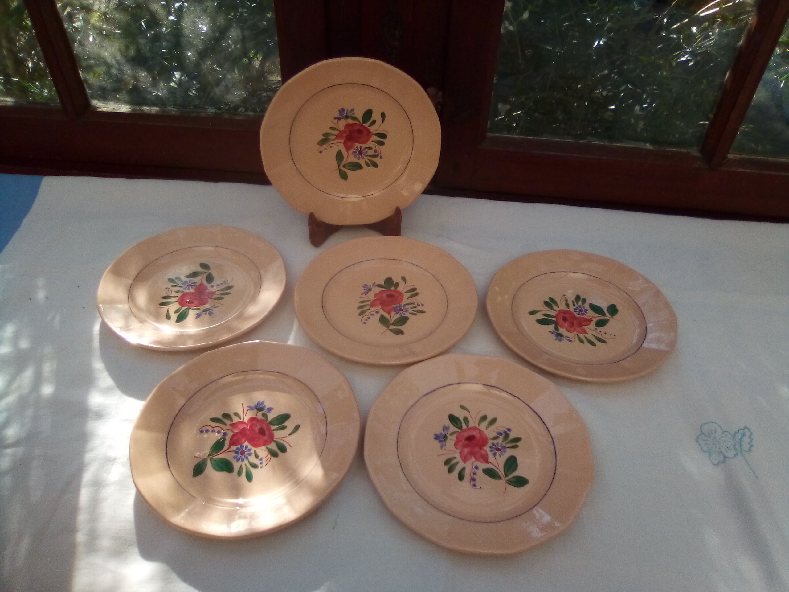 6 assiettes à dessert Digoin