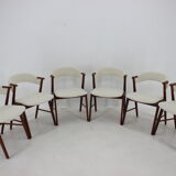6 chairs in sheepskin fabric upholstery denmark