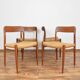 Mid-century model 75 chair by Niels Otto Møller for J.L. Møllers, 1960