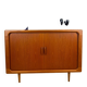 Dyrlund buffet in teak with sliding doors, Denmark 1960.