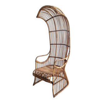 Rattan carrier chair