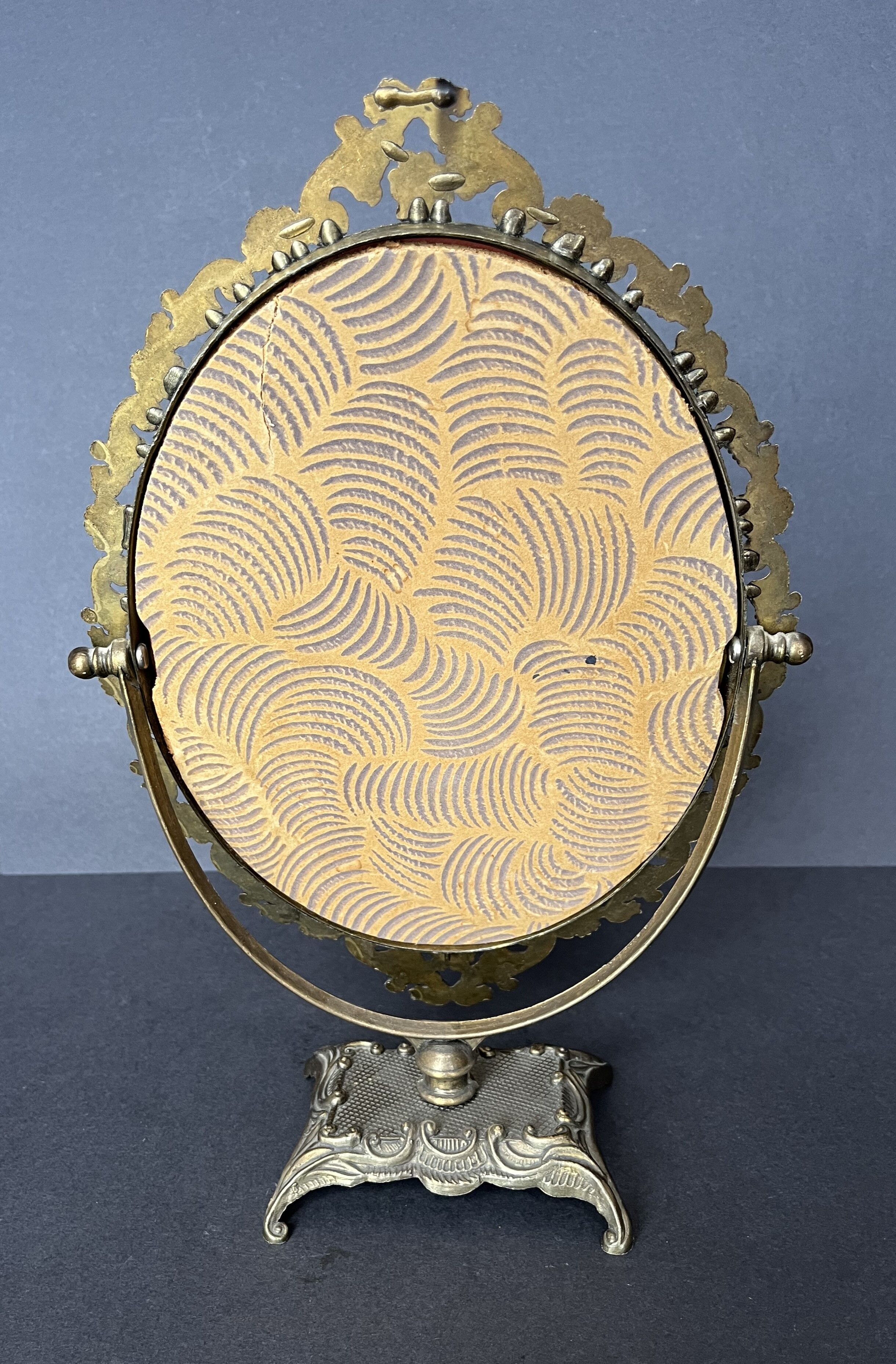 Bronze table mirror 22X34cm